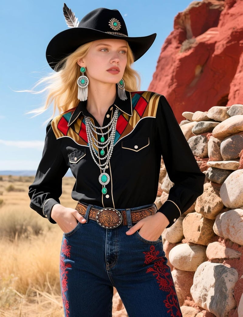 Biybletes Store Western Belt Buckle – 3D Engraved Genuine Leather Cowboy & Cowgirl Belt Buckle Fits 1.5 Inch Belts - Image 2